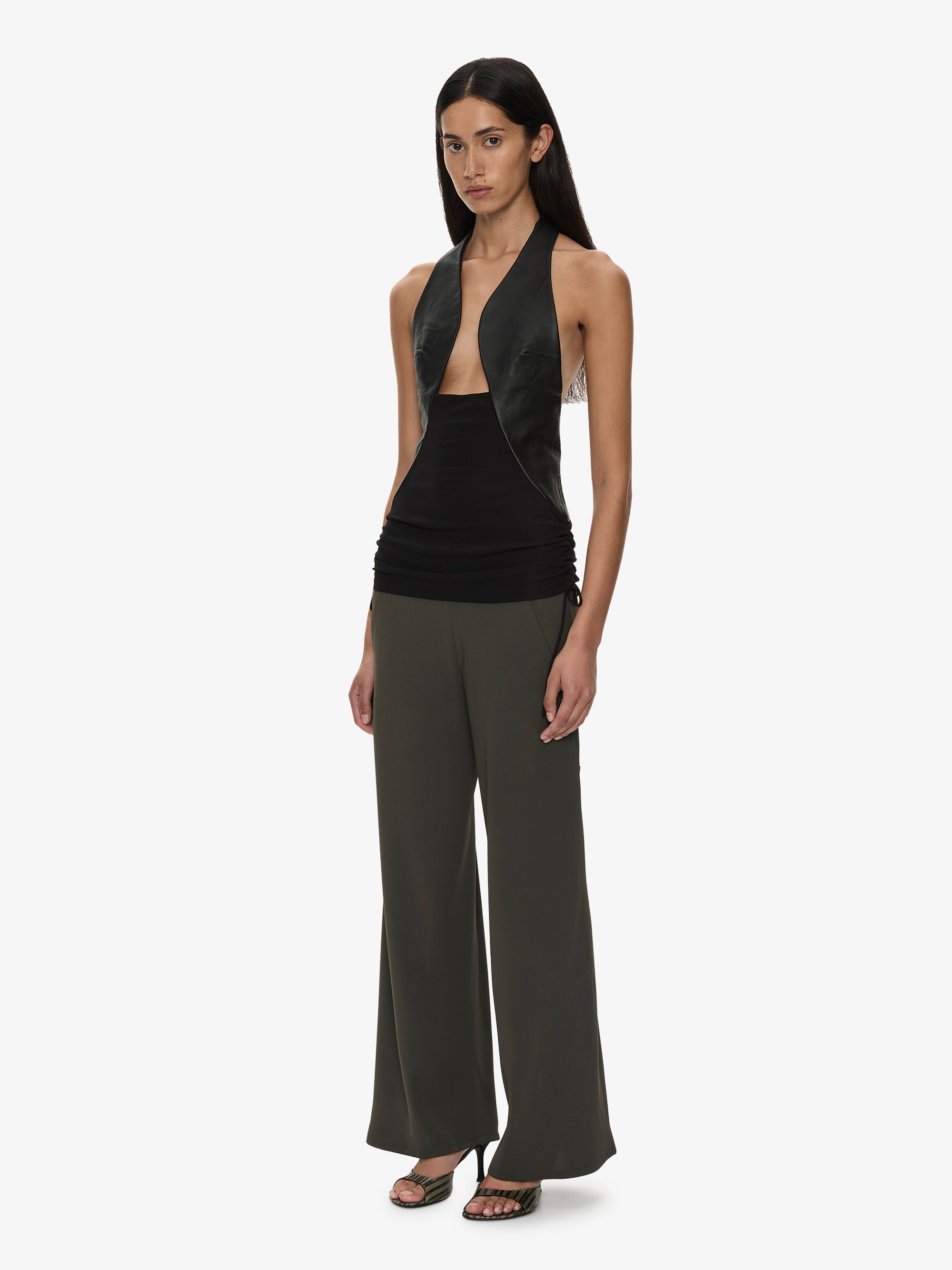 Bias Crepe Trouser
