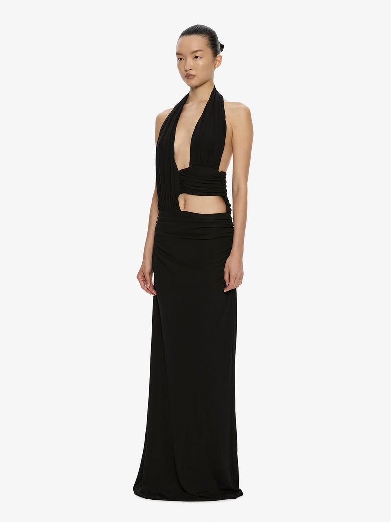 Draped Cummerbund Jersey Dress - Image 2