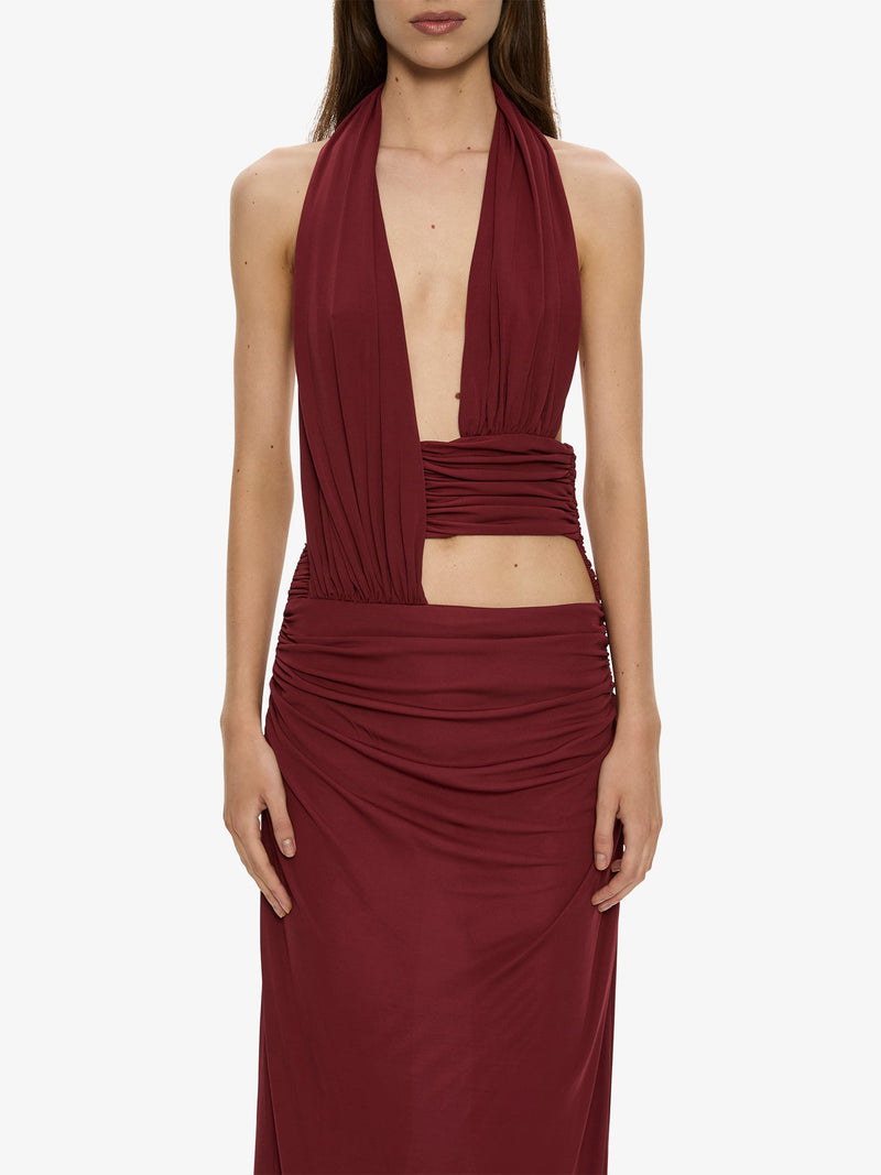 Draped Cummerbund Jersey Dress - Image 2
