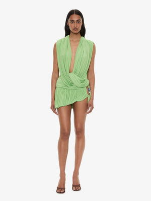 Beach Glass Bubble Mini Skirt