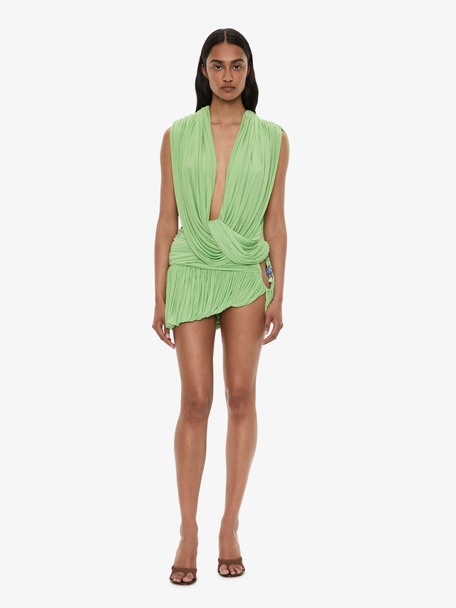 Beach Glass Bubble Mini Skirt