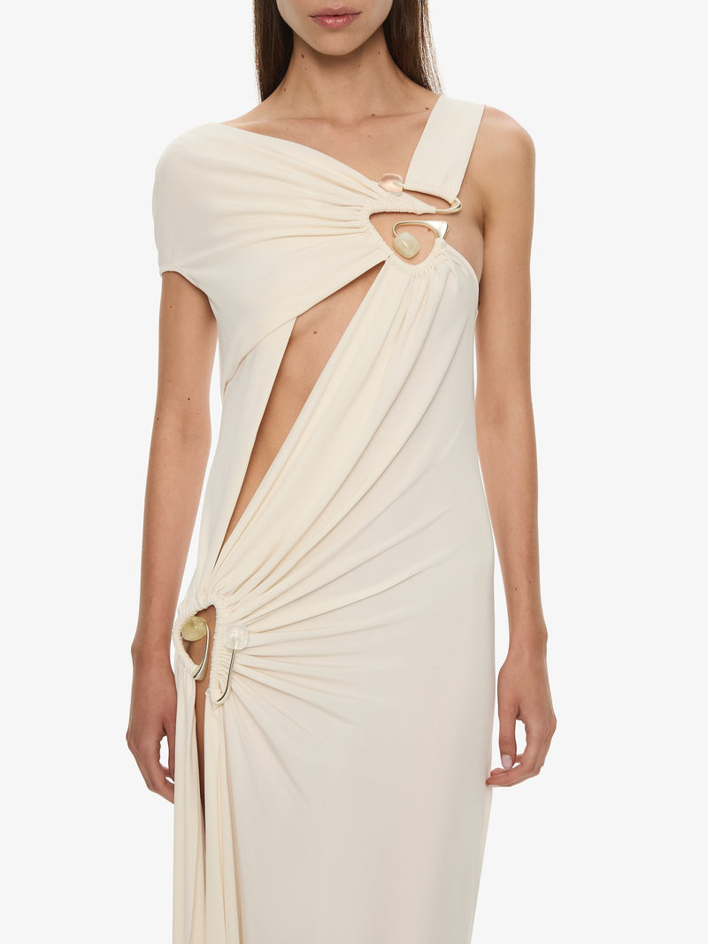 Veer Spiral Crystal Draped Jersey Dress - Image 5