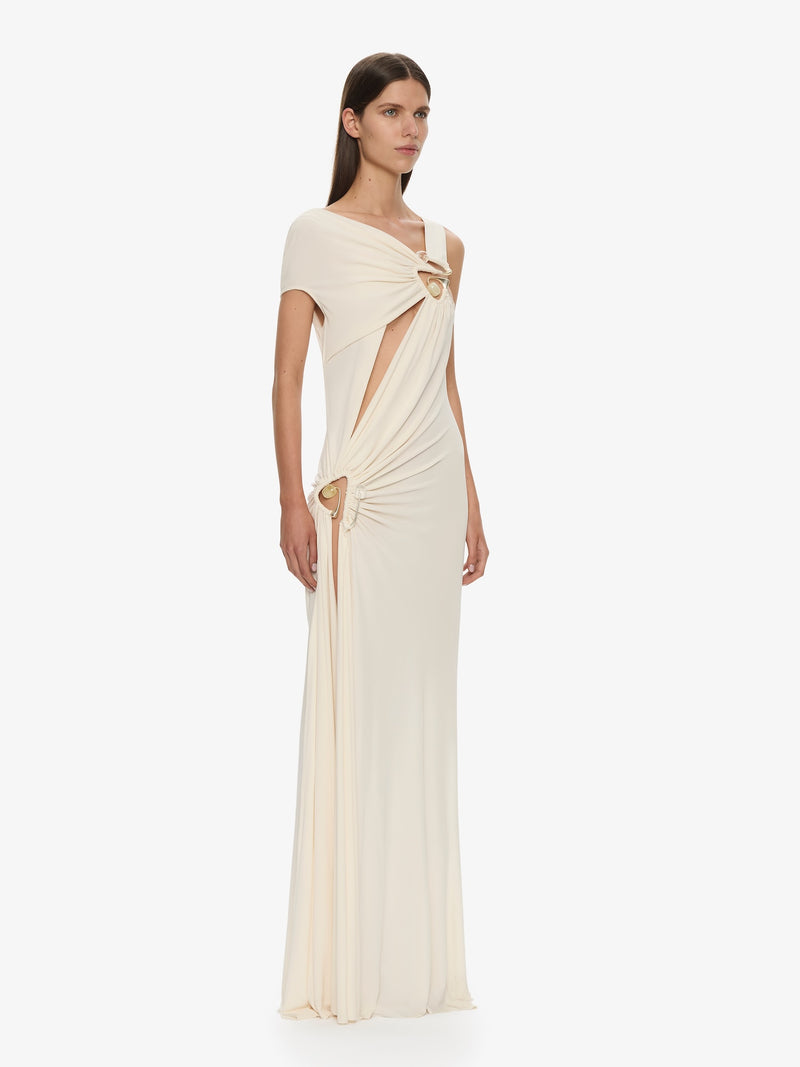 Veer Spiral Crystal Draped Jersey Dress - Image 2