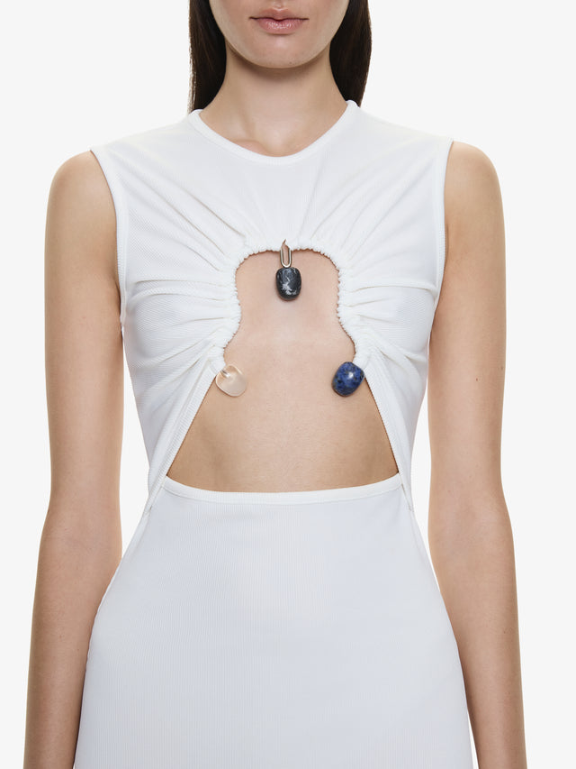 Hiero Crystal Disconnect Tank Dress