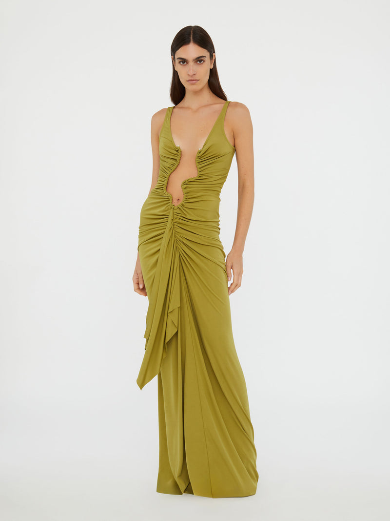 Salacia Jersey Drape Dress - Image 3