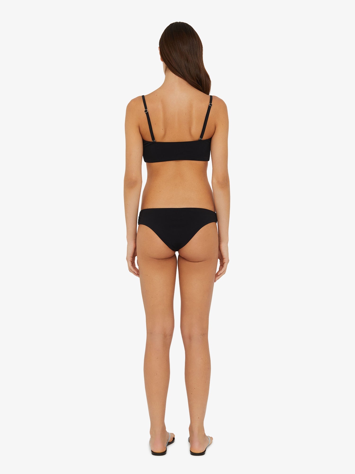 Ruched Crescent Side Brief