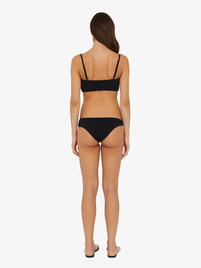 Ruched Crescent Side Brief