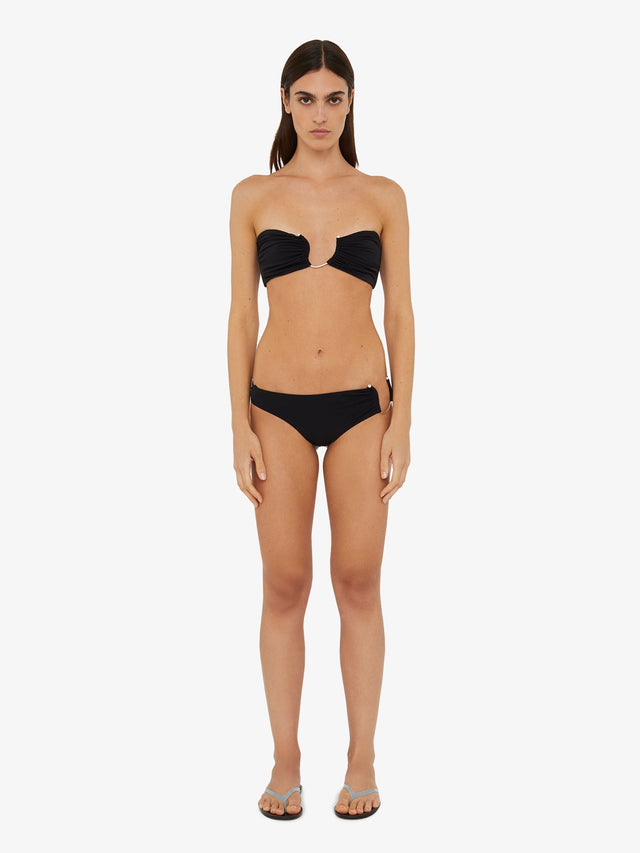 Ruched Crescent Side Brief