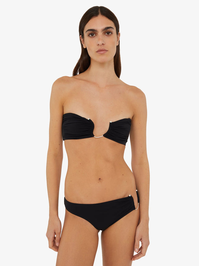 Ruched Crescent Bandeau