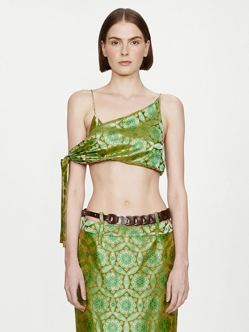 Palmira Handkerchief Tie Top - Image 1