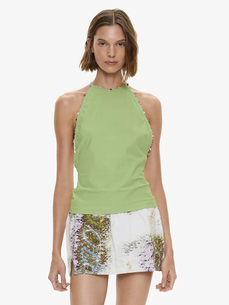 Beach Quartz Halter Lycra Top - Image 1