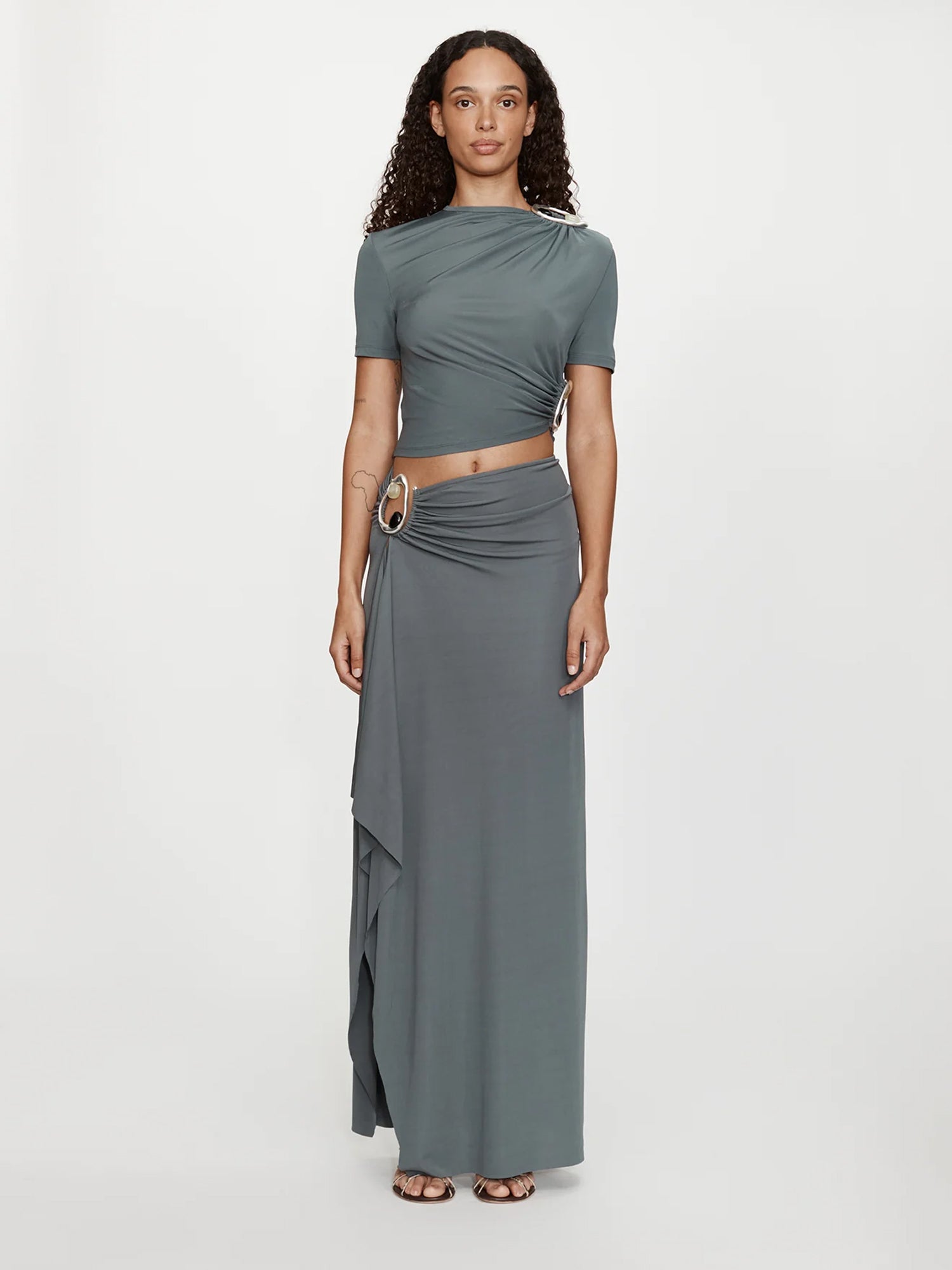 Orica Crystal Cascade Jersey Skirt